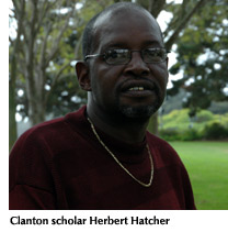 Photo of Clanton Scholarship winner Herbert Hatcher