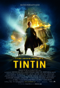 The poster for the movie “The Adventures of Tintin.” 