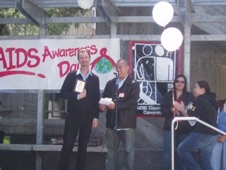Michael Ritter and guest speak at Multicultural AIDS Awareness Day 