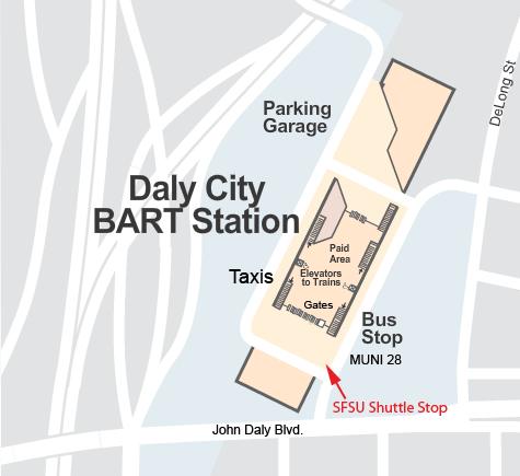 Daly City Bart Map