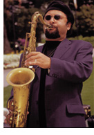Photo of saxophonist Hafez Modirzadeh, co-director of the SFSU Jazz and World Music Studies Program