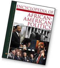 Photo of the cover of "Encyclopedia of African-American Politics"