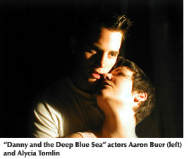 Photo of "Danny and the Deep Blue Sea" actors Aaron Buer and Alycia Tomlin