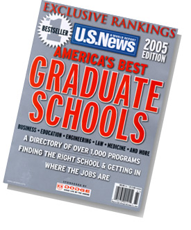Photo of front cover of the U.S. News America's Best Graduate Schools issue