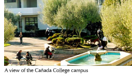 Photo of part of the Cañada College campus