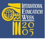 The International Education Week 2005 logo