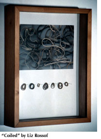 Photo of Rossof's rubber band art