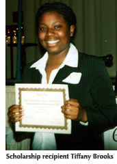 Photo of scholarship recipient Tiffany Brooks