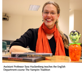 Photo of English faculty member Sara Hackenberg