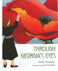 Image of the front cover of Rachel Rodriguez's book "Through Georgia's Eyes"