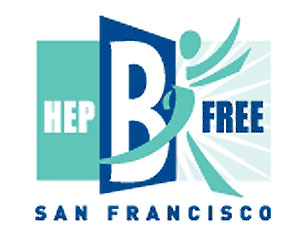 Green and black logo of the San Francisco Hep B campaign