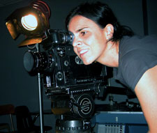 Phoebe Tooke filming "Circles of Confusion".