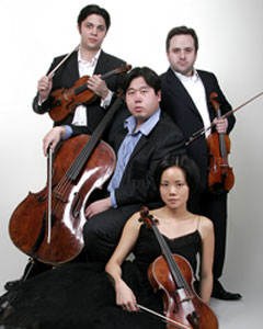 Photo of the Hausmann Quartet.