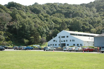 Photo of lab and classroom building at the Romberg Tiburon Center for Environmental Studies