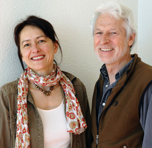 Photo of philosophy of science faculty Isabelle Peschard and Bas van Fraassen