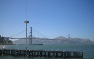 A photo of a censor at San Francisco's Crissy Field.