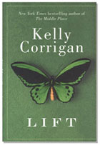 Book jacket for 'Lift' which shows a butterfly