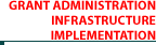 grant admin infrastructure implementation