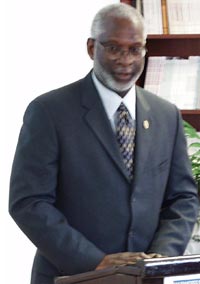 Former Surgeon General David Satcher speaking at National Sexuality Resource Center opening