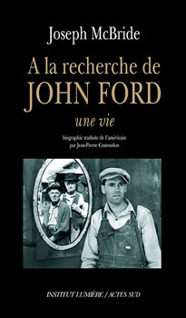 A photo of the French translation of Joseph McBride's book, "Searching for John Ford." 
