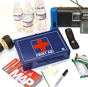 Photo of Emergency Preparedness Supplies.