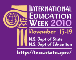The logo for International Education Week