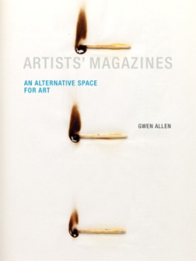 A photo of the cover of the book, "Artists' Magazines, An Alternative Space for Art."