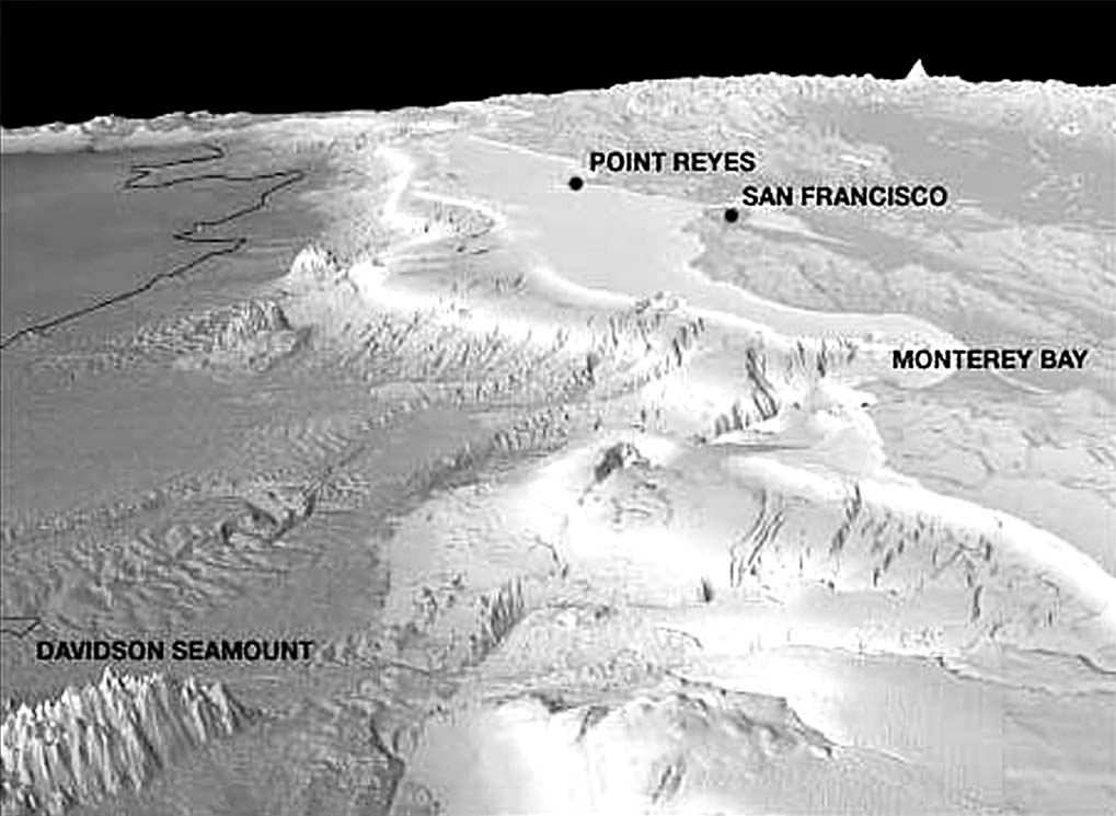 image of the seafloor west of San Francisco